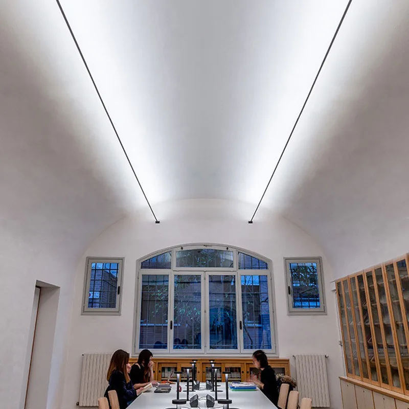 Foyer Lighting Wall Decor - الحديثة أسود أبيض الخطي الجدار مصباح