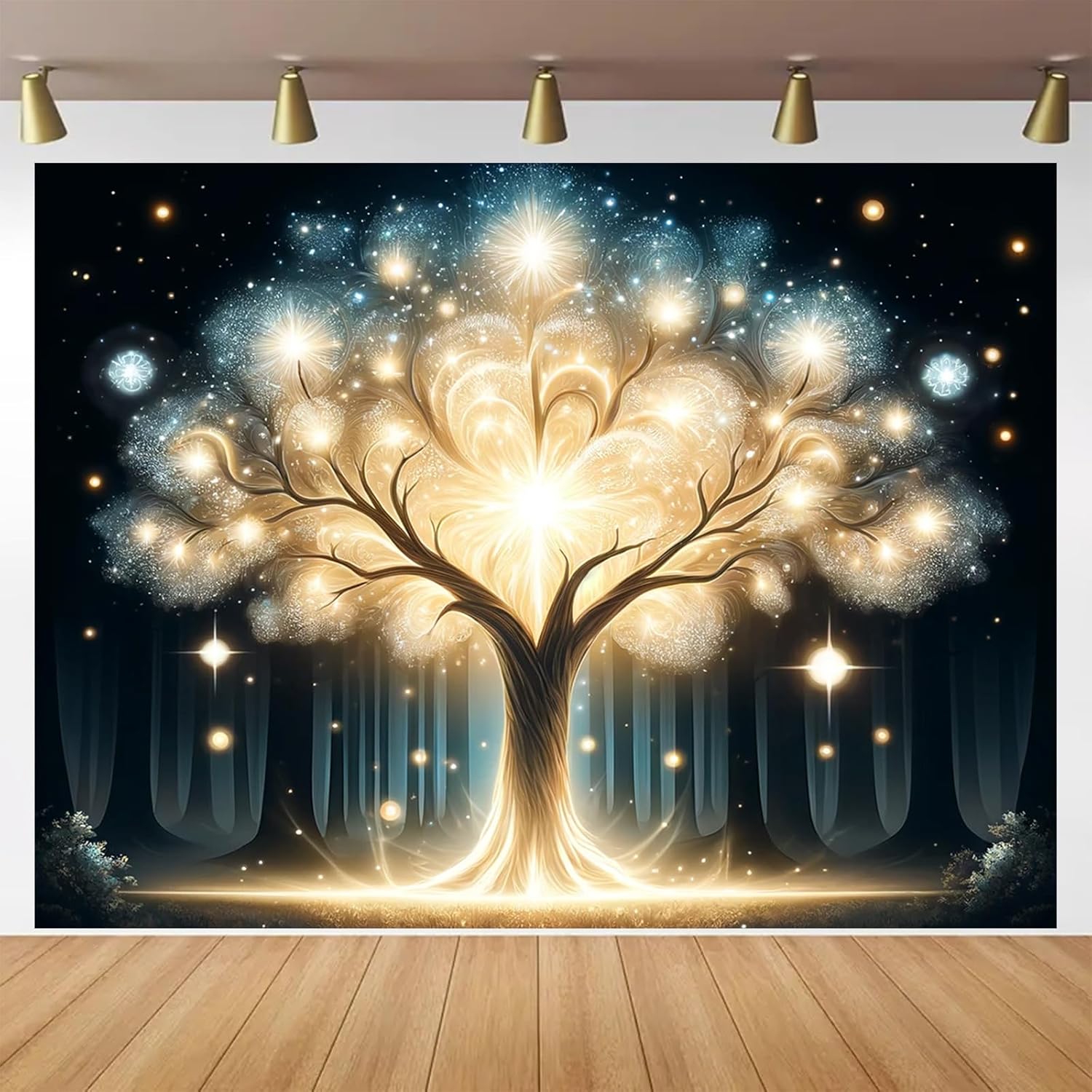 Wall Decor Lighting Tree - شجرة الروح المتوهجة الأشعة فوق البنفسجية
