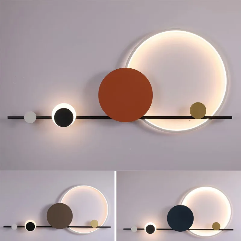 Foyer Lighting Wall Decor - مصباح حائط فاخر بتصميم نورديك بسيط