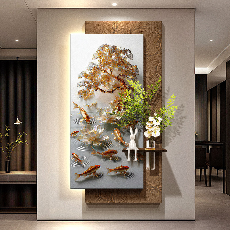 Wall Decor Lighting Tree - لوحة جدارية معلقة لتزيين المدخل بتصميم