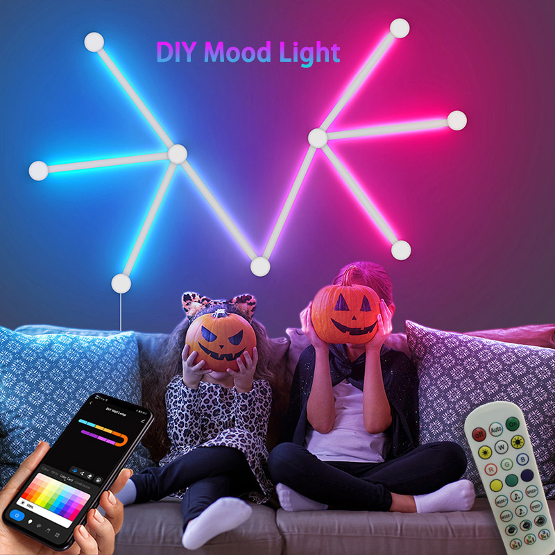 Lighting Decor For Room - مصباح حائط RGB ذكي، شريط إضاءة