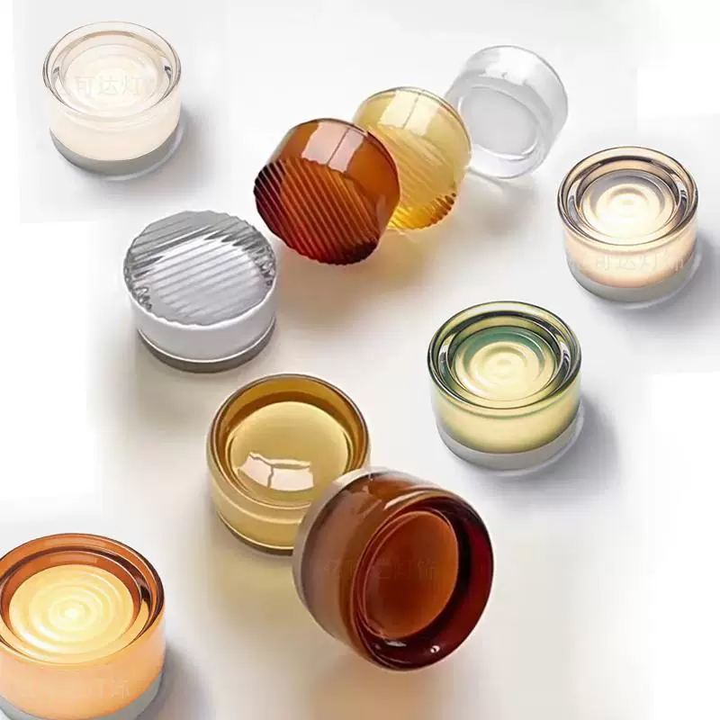 Foyer Lighting Wall Decor - مصابيح جدارية زجاجية دائرية حديثة بإضاءة