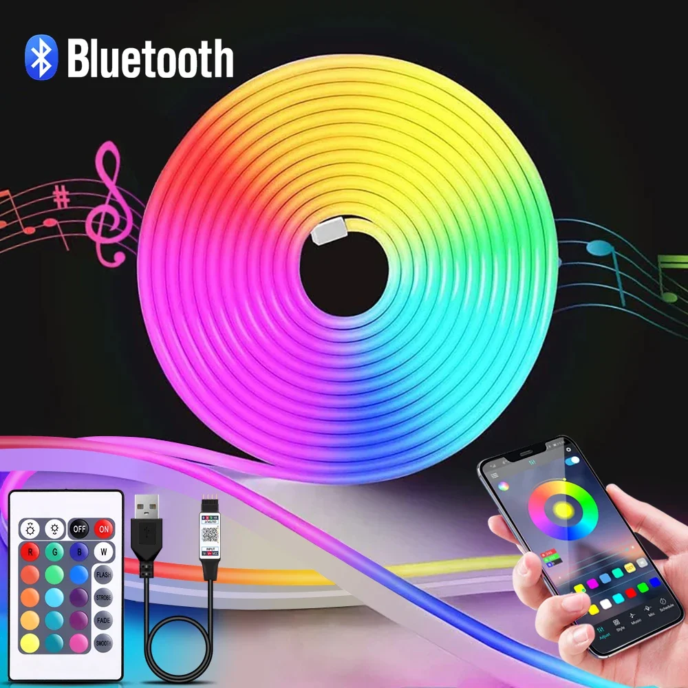 Lighting Decor For Room - 1-5 متر RGB LED شريط ضوء