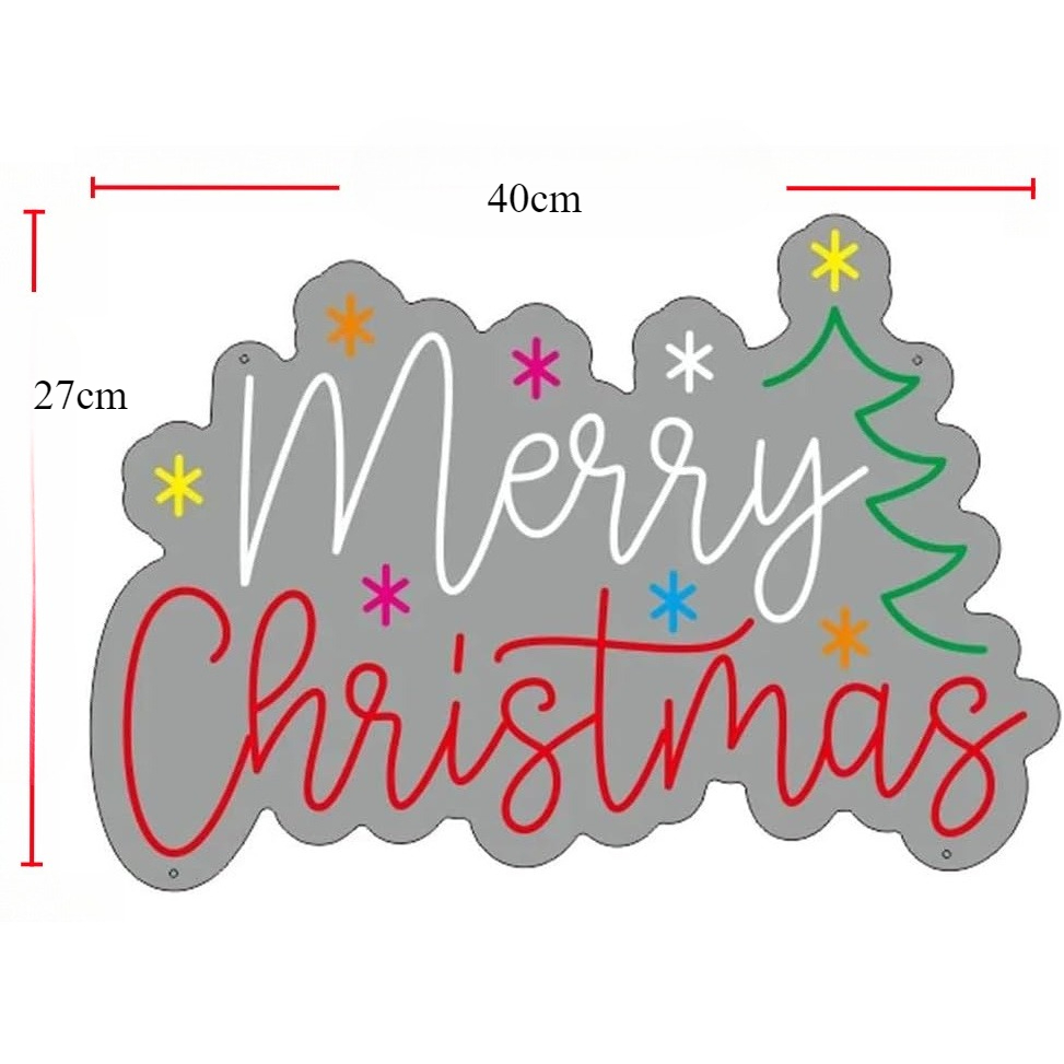 علامة نيون عيد ميلاد سعيد مع ن - مراجعة Wall Decor Lighting Tree وسعره