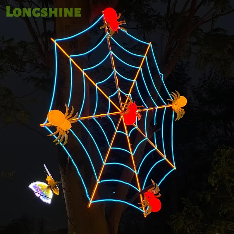 أضواء LED على شكل شبكة عنكبوت  - مراجعة Wall Decor Lighting Tree وسعره