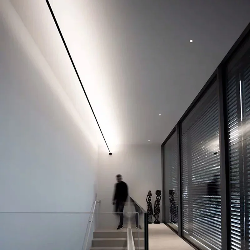 الحديثة أسود أبيض الخطي الجدار - مراجعة Foyer Lighting Wall Decor وسعره