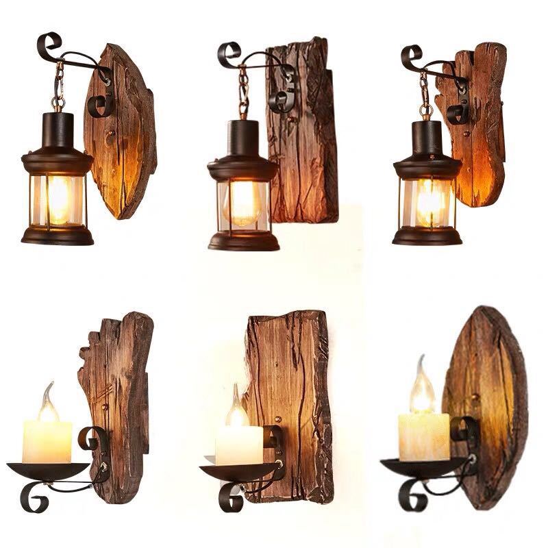 خشبية الجدار مصباح لغرفة المعي - مراجعة Lighting Decoration On Wall وسعره