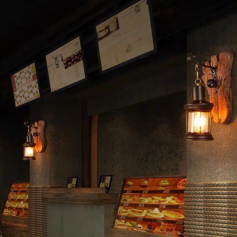 خشبية الجدار مصباح لغرفة المعي - مراجعة Lighting Decoration On Wall وسعره