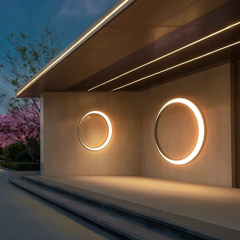 الحديثة في الهواء الطلق مقاوم  - مراجعة Lighting Decoration On Wall وسعره