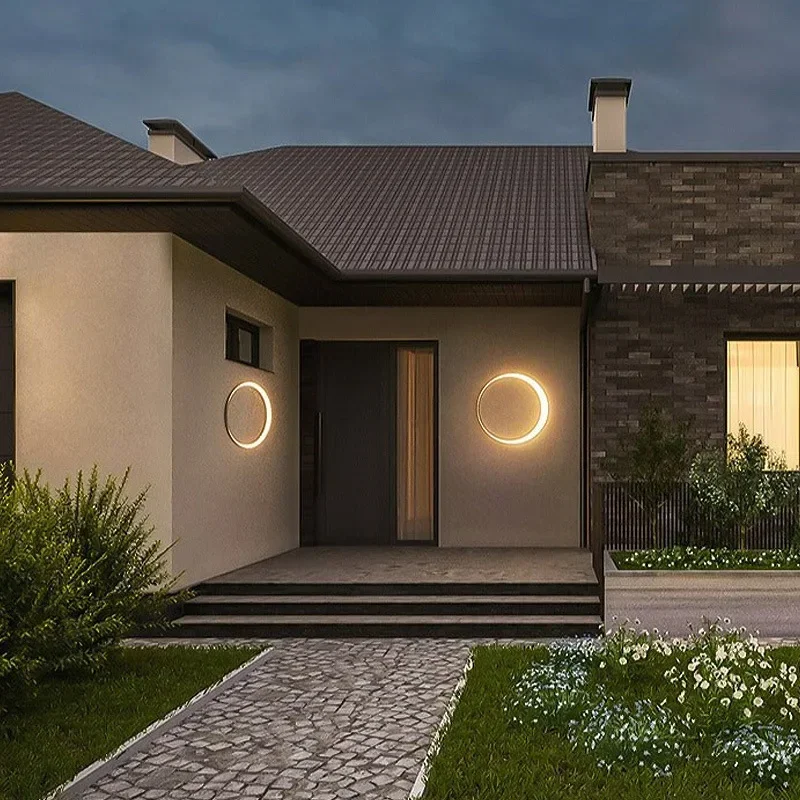 الحديثة في الهواء الطلق مقاوم  - مراجعة Lighting Decoration On Wall وسعره