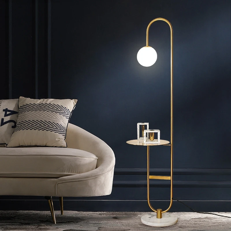 مصباح أرضي LED حديث لديكور الم - مراجعة Floor Lamp Tripod وسعره