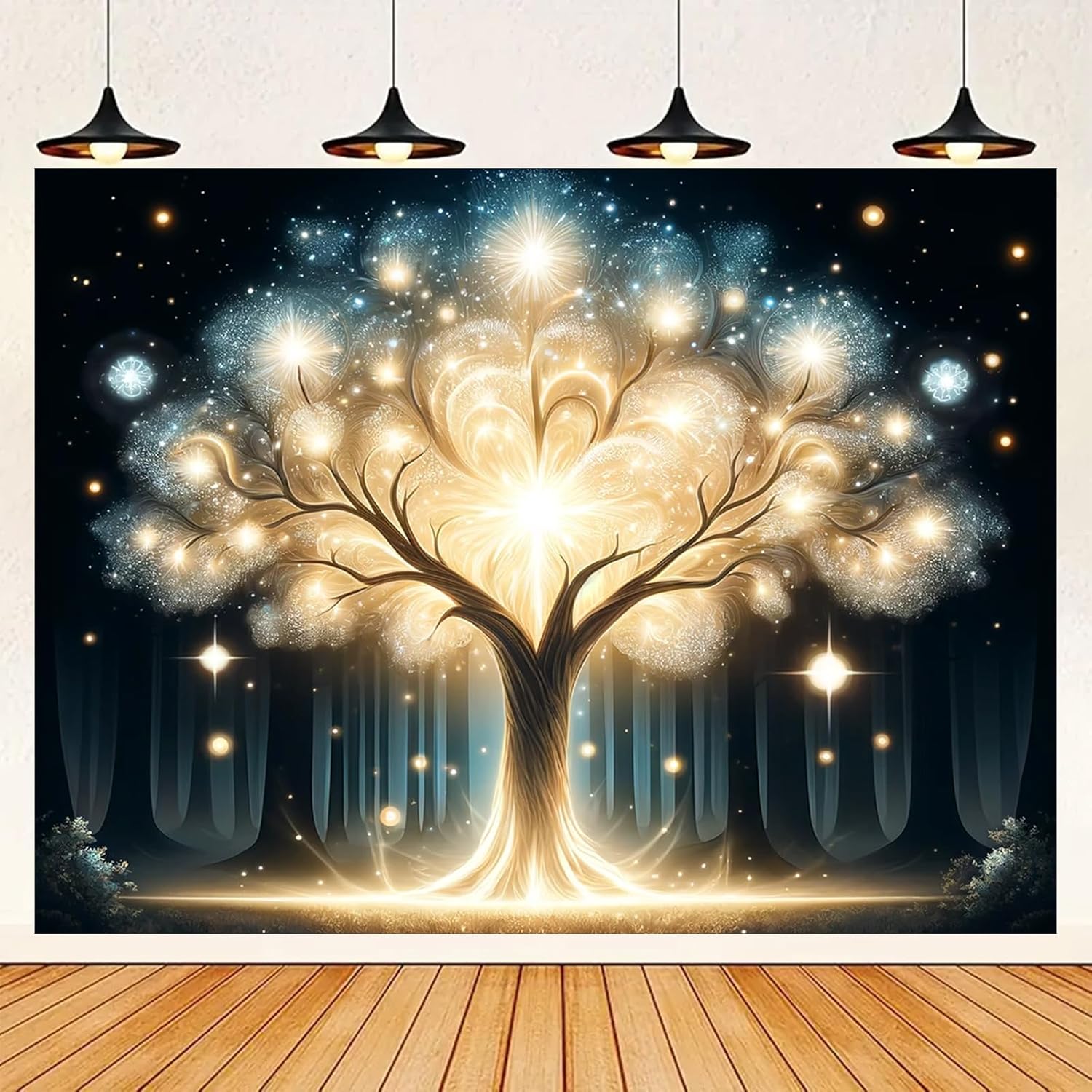 شجرة الروح المتوهجة الأشعة فوق - مراجعة Wall Decor Lighting Tree وسعره