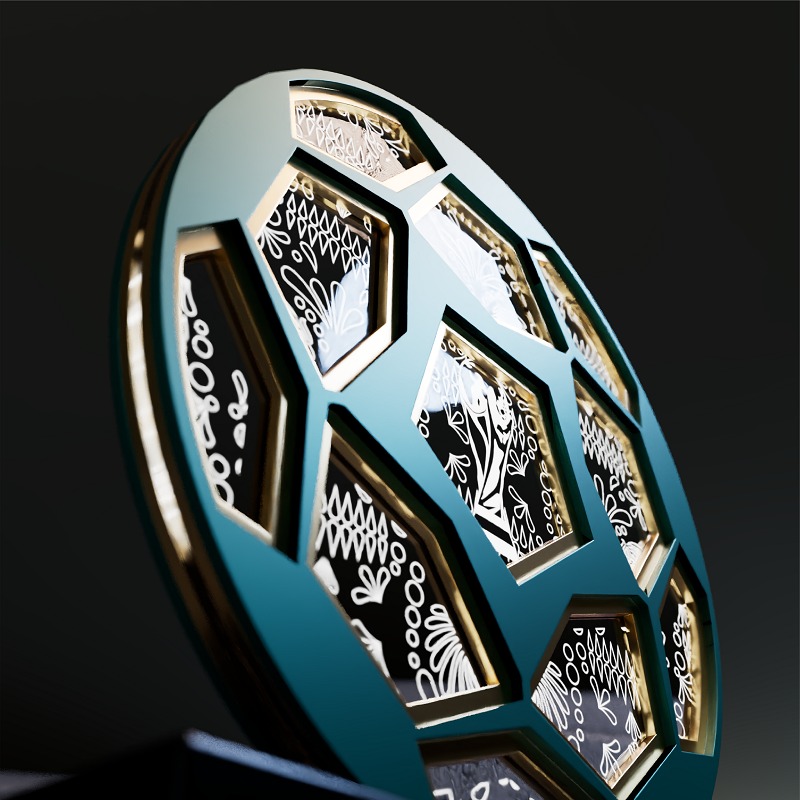 مصباح ليلي دائري ثلاثي الأبعاد - مراجعة Decor Lighting Fans وسعره