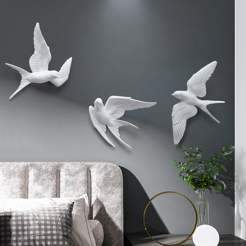 3D الطيور الديكور شنقا الإبداع - مراجعة Foyer Lighting Wall Decor وسعره