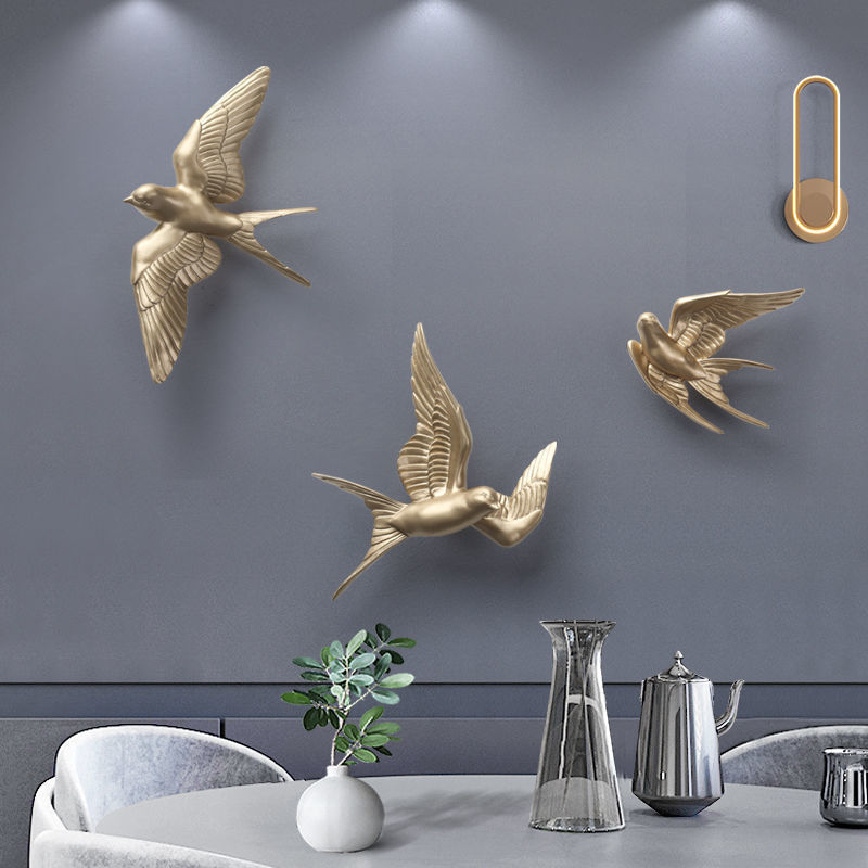 3D الطيور الديكور شنقا الإبداع - مراجعة Foyer Lighting Wall Decor وسعره