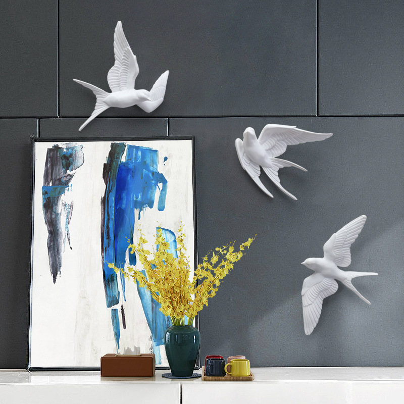 3D الطيور الديكور شنقا الإبداع - مراجعة Foyer Lighting Wall Decor وسعره
