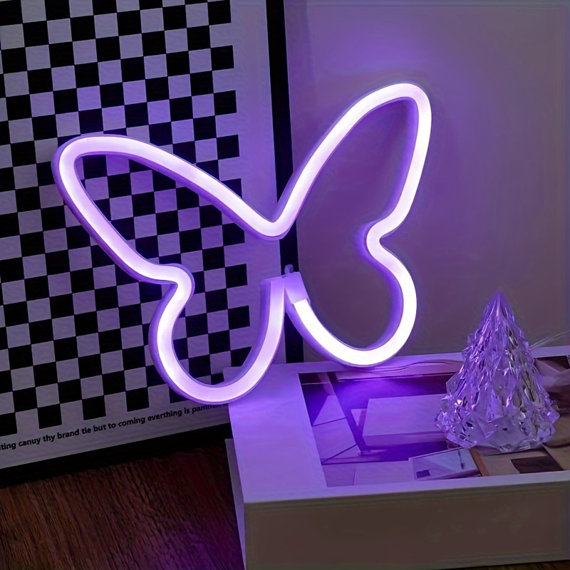 أضواء نيون على شكل فراشة LED،  - مراجعة Foyer Lighting Wall Decor وسعره