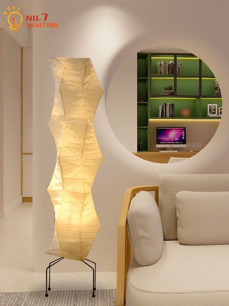 Wabi-sabi Akari Noguchi Yong م - مراجعة Floor Lamp Tripod وسعره