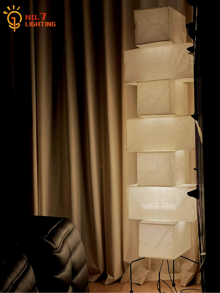 Wabi-sabi Akari Noguchi Yong م - مراجعة Floor Lamp Tripod وسعره