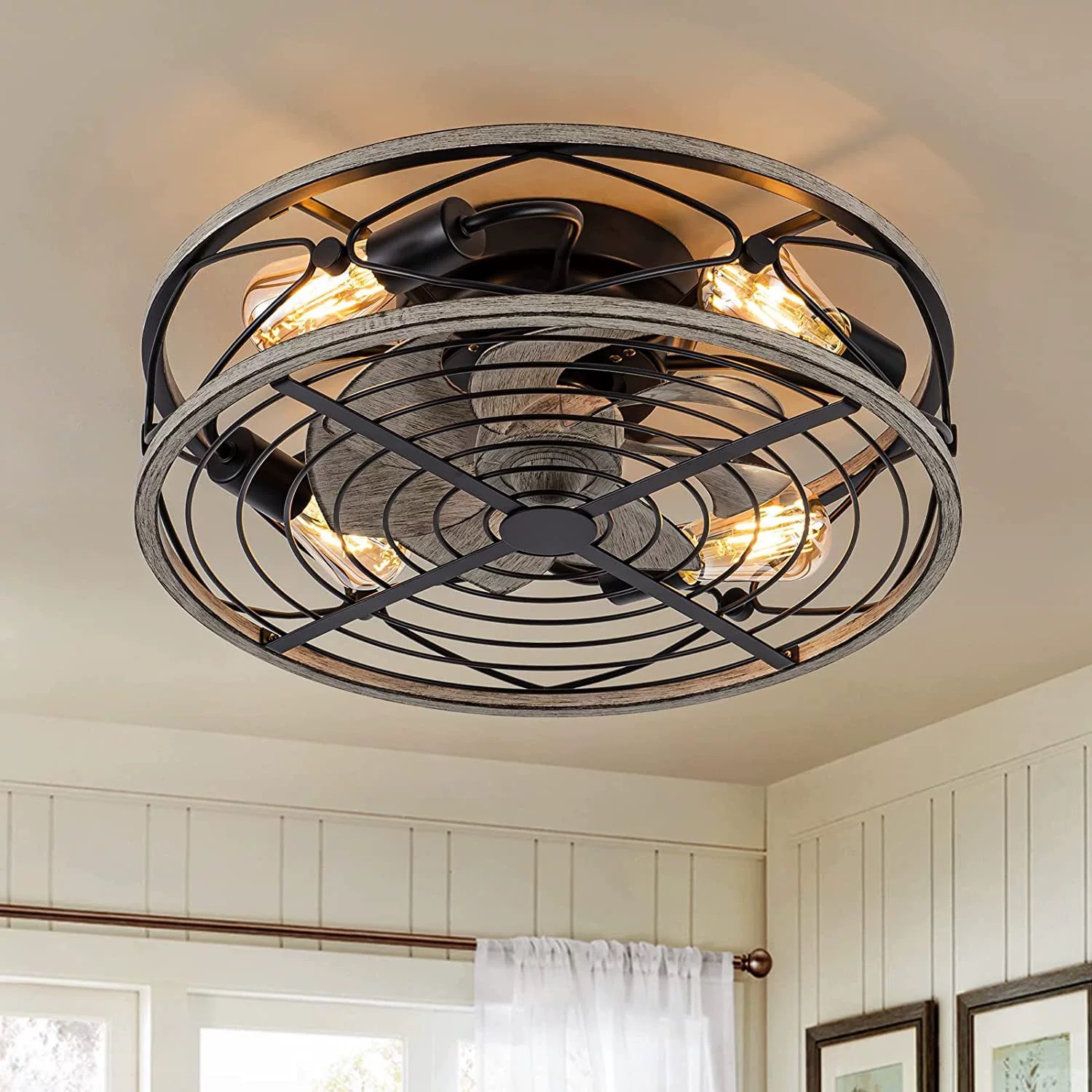 مروحة سقف ذكية مع أضواء التحكم - مراجعة Decor Lighting Fans وسعره