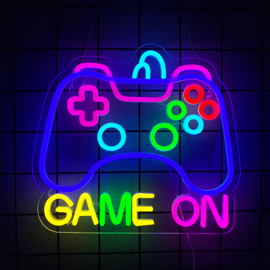 لافتة نيون من سلسلة Game On لت - مراجعة Lighting Decoration On Wall وسعره
