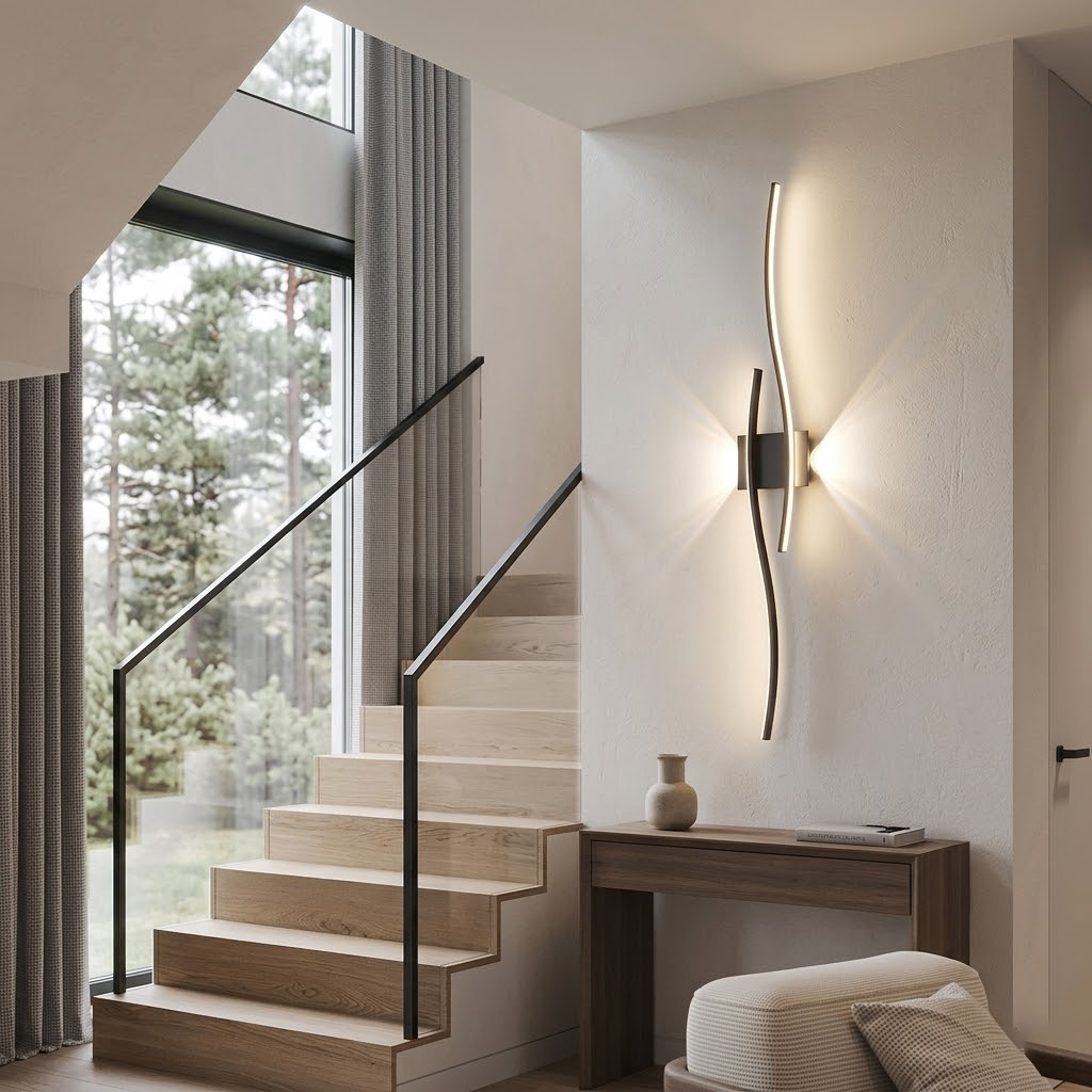 مصابيح جدارية لاسلكية حديثة بت - مراجعة Foyer Lighting Wall Decor وسعره