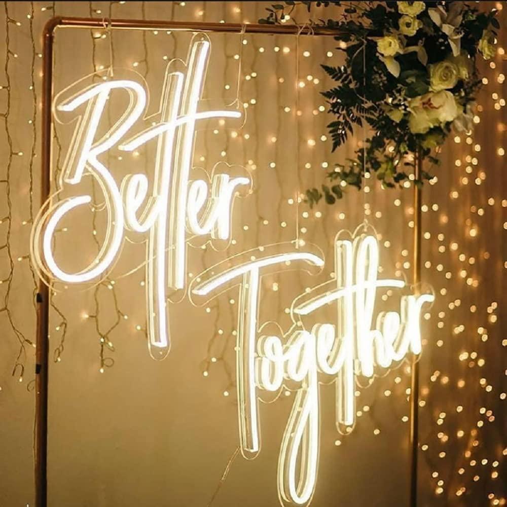 لافتة نيون 'أفضل جuntosًا' مع  - مراجعة Lighting Decor For Room وسعره