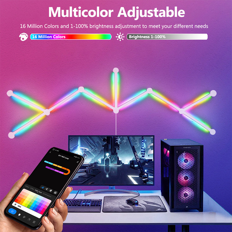 مصباح حائط RGB ذكي، شريط إضاءة - مراجعة Lighting Decor For Room وسعره
