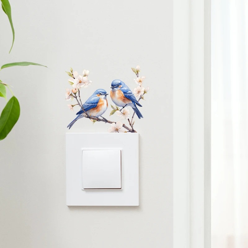 ملصق مفتاح إضاءة على شكل طائر  - مراجعة Lighting Decoration On Wall وسعره