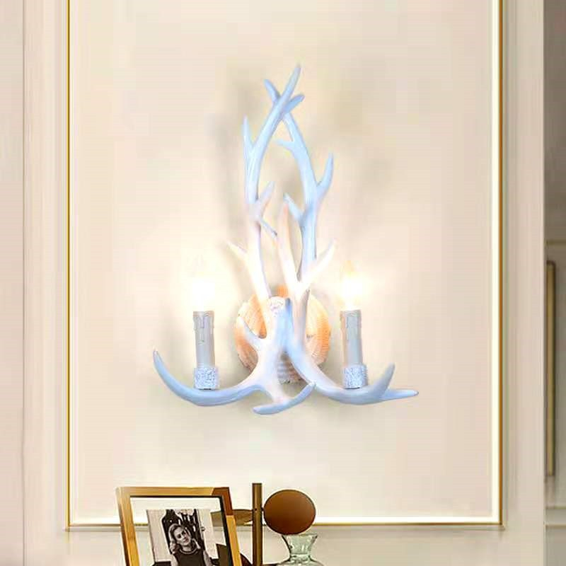 شعور خشبي الراتنج الزخرفية وحد - مراجعة Wall Decor Lighting Tree وسعره