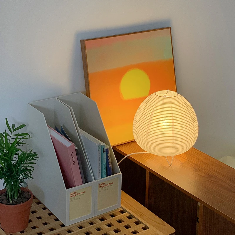اليابانية الأرز ورقة فانوس Led - مراجعة Floor Lamp Tripod وسعره