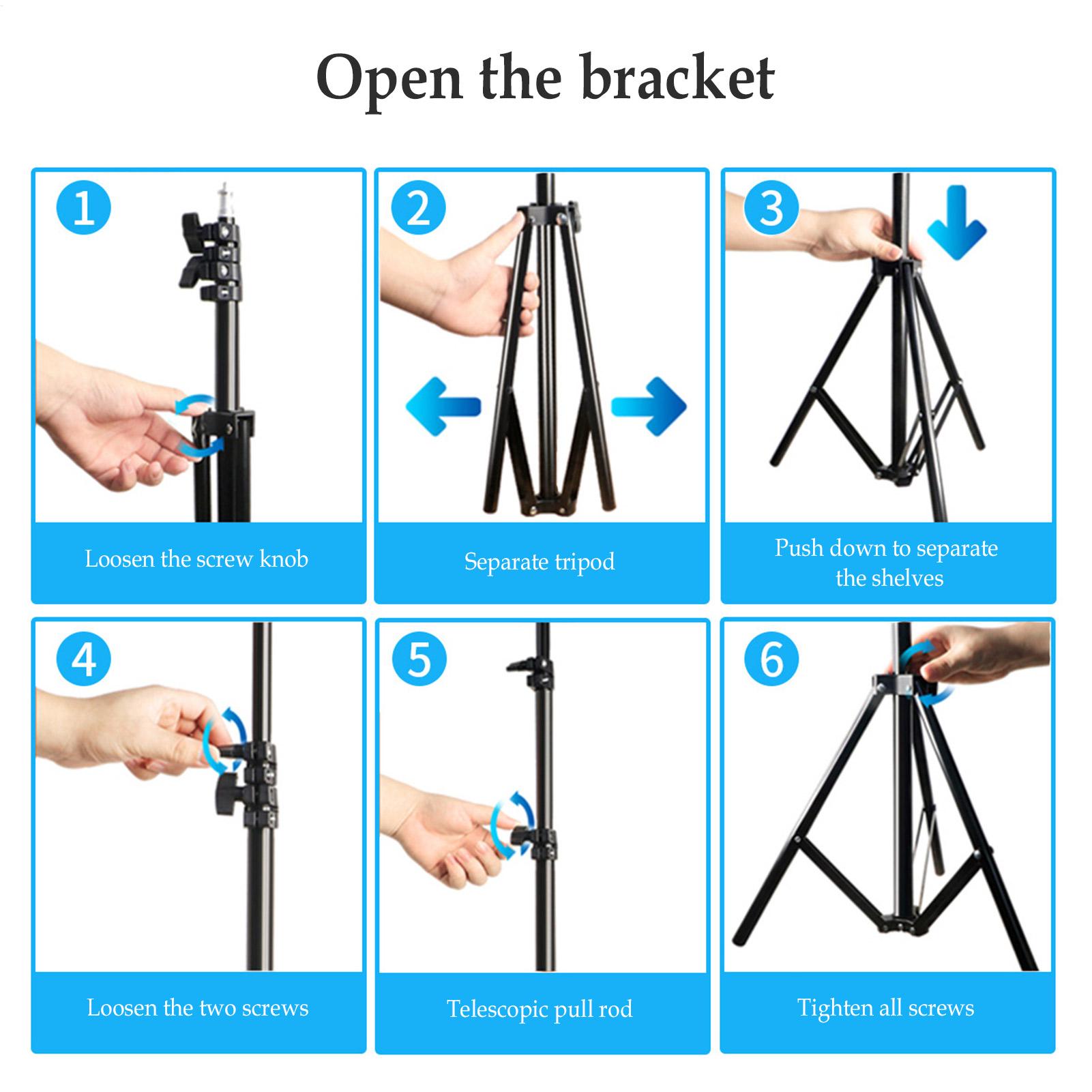 حامل مصباح تخييم قابل للطي بطو - مراجعة Floor Lamp Tripod وسعره
