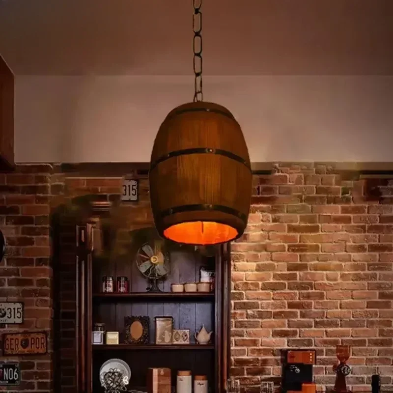 مصباح ريفي عتيق، ثريا خشبية مع - مراجعة Lighting Decor For Room وسعره