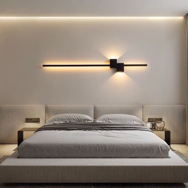 إضاءة جدارية حديثة سوداء طويلة - مراجعة Foyer Lighting Wall Decor وسعره
