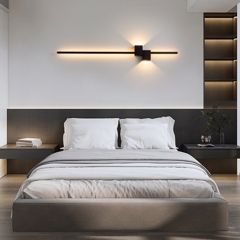 إضاءة جدارية حديثة سوداء طويلة - مراجعة Foyer Lighting Wall Decor وسعره