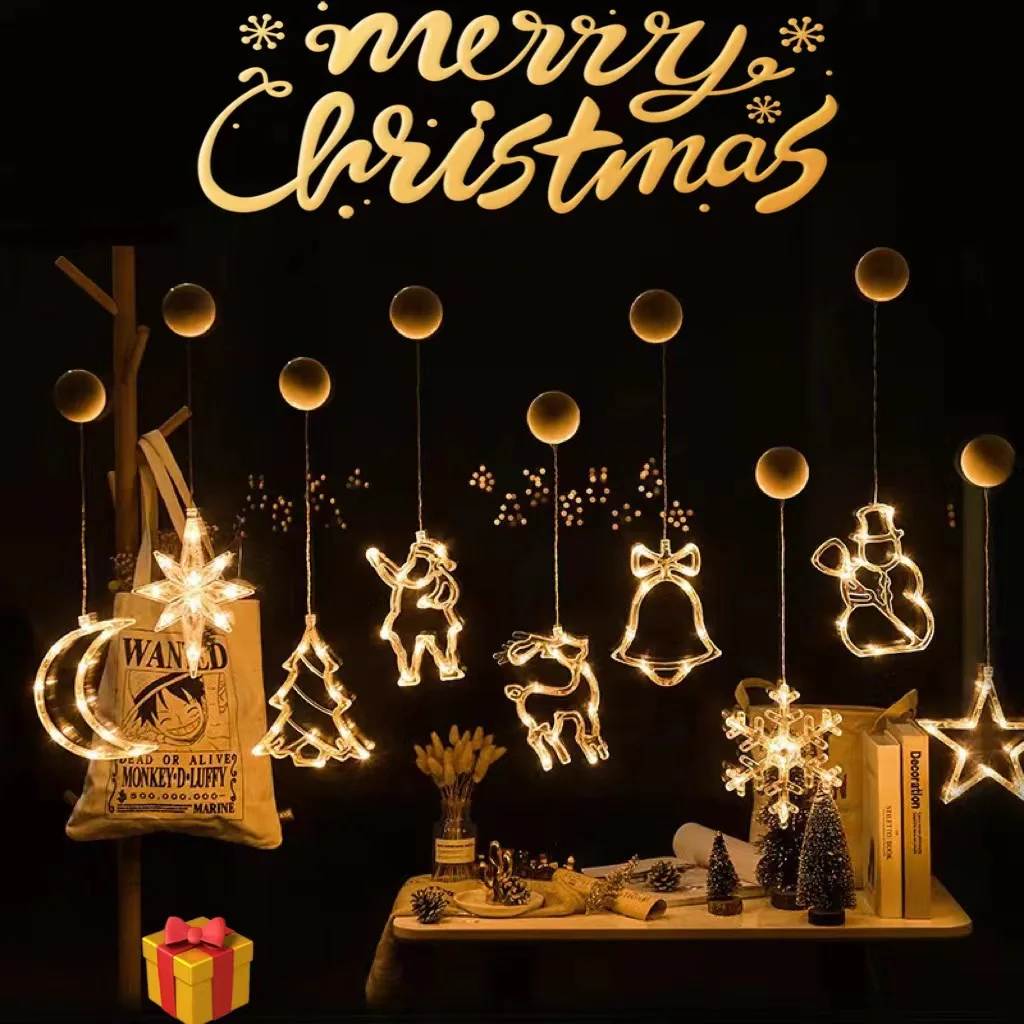 1-20 قطعة LED عيد الميلاد شفط  - مراجعة Wall Decor Lighting Tree وسعره