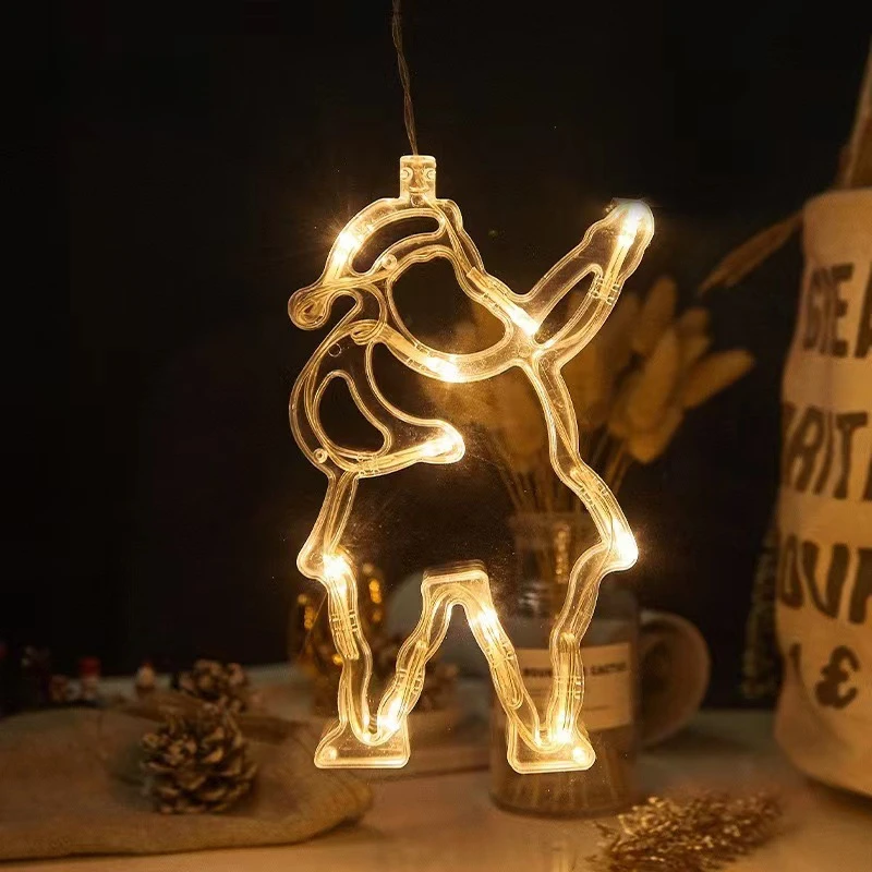 1-20 قطعة LED عيد الميلاد شفط  - مراجعة Wall Decor Lighting Tree وسعره