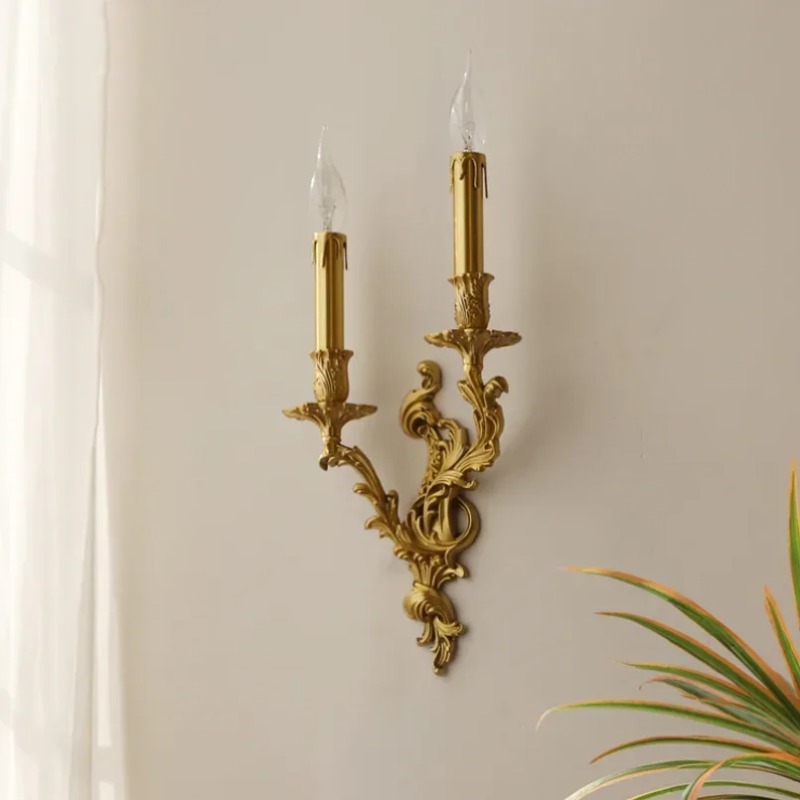 مصابيح جدارية نحاسية بتصميم نو - مراجعة Foyer Lighting Wall Decor وسعره
