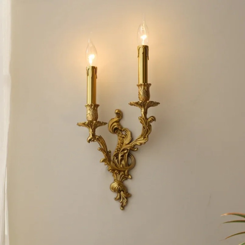 مصابيح جدارية نحاسية بتصميم نو - مراجعة Foyer Lighting Wall Decor وسعره